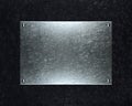 Brushed aluminum metallic plate useful for backgro