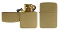 Brushed Brass Lighter Royalty Free Stock Photo