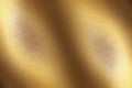 Brushed bronze metal foil surface, abstract texture background Royalty Free Stock Photo