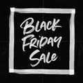 Black Friday Sale Paper Crease Card Royalty Free Stock Photo