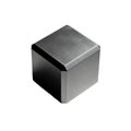 Brushed Metal Cube Abstract Still Life Royalty Free Stock Photo