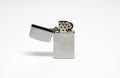 Brushed Metal Lighter Isolated