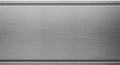 Brushed metal panel with a horizontal grain pattern, featuring a matte finish. The surface has Royalty Free Stock Photo