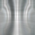 Brushed metal plate Royalty Free Stock Photo