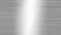 Brushed metal: steel or aluminum texture background Royalty Free Stock Photo