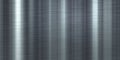 Brushed metal steel or aluminum wide  plate banner background Royalty Free Stock Photo