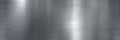 brushed metal steel or aluminum wide  plate banner background Royalty Free Stock Photo