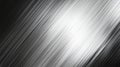 Brushed metal texture diagonal line abstract background silver gradient light streak dynamic modern pattern sleek clean minimal Royalty Free Stock Photo