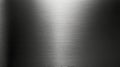 Brushed metal texture with smooth silver surface and subtle horizontal lines creating sleek and modern look Royalty Free Stock Photo
