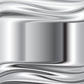Brushed metal texture, vector background Royalty Free Stock Photo