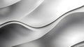Brushed Metallic Gray and Silver Metal Texture Abstract Waves Royalty Free Stock Photo