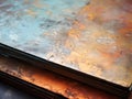 Brushed Metallic Paper with a Coppery Hue - AI Generated