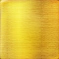 Brushed or polished gold metal texture background. Square Realistic golden jewel backdrop. Vector Royalty Free Stock Photo