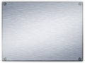 Brushed steel metal plaque Royalty Free Stock Photo