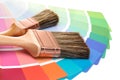 Brushes with a color guide