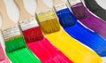 Brushes and paint for painting Royalty Free Stock Photo