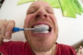 Brushing teeth. Dental hygiene