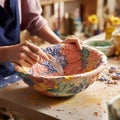 Brushstrokes on Ceramics: Painting Life onto Pottery