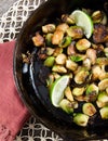 Brussel Sprouts Skillet and Lime