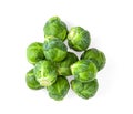 Brussel Sprouts isolated on white background