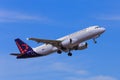 Brussels Airlines A320 takes off