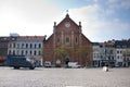 BRUSSELS - AUGUST 5, 2017: Flea market in Place du Jeu de Balle