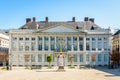 Front view of the cabinet office of the Flemish minister-president on the Martyrs` square in Brussels, Belgium