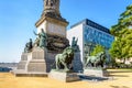 Pedestal of the Congress column in Brussels, Belgium Royalty Free Stock Photo