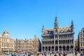 Front view of the Maison du Roi on the Grand Place in Brussels, Belgium