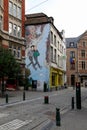 Broussaille Wall is located Rue du MarchÃÂ© au Charbon in Brussels