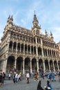 King`s house at the Grand Place in Brussels, Belgium Royalty Free Stock Photo