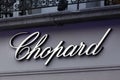 Brussels, brussels/belgium - 13 12 18: chopard store sign in brussels belgium