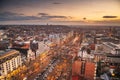 Brussels, Belgium Cityscape at Dusk Royalty Free Stock Photo