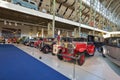 BRUSSELS, BELGIUM - DECEMBER 05 2016 - Autoworld Museum, old cars collection showing the history of automobiles from the beginning