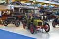 BRUSSELS, BELGIUM - DECEMBER 05 2016 - Autoworld Museum, old cars collection showing the history of automobiles from the beginning