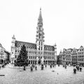 Brussels, Belgium, 29 december, 2020, Grand-place of Brussels