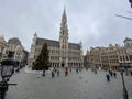 Brussels, Belgium, 29 december, 2020, Grand-place of Brussels