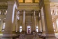 BRUSSELS, BELGIUM - DECEMBER 17, 2018: Interior of the Palais de Justice (Law Courts of Brussels), Belgi Royalty Free Stock Photo