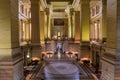 BRUSSELS, BELGIUM - DECEMBER 17, 2018: Interior of the Palais de Justice (Law Courts of Brussels), Belgi Royalty Free Stock Photo