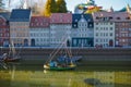 BRUSSELS, BELGIUM - DECEMBER 05 2016 - Mini Europe miniatures park in Brussels Royalty Free Stock Photo