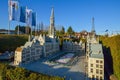 BRUSSELS, BELGIUM - DECEMBER 05 2016 - Mini Europe miniatures park in Brussels Royalty Free Stock Photo