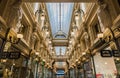 Brussels, Belgium - The decorated art and shopping mall called Passage du Nord in eclectic style in old town