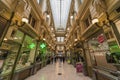 Brussels, Belgium -The decorated art and shopping mall called Passage du Nord in eclectic style in old town