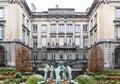 Brussels, Belgium - Facade of the visitor entrance of the Belgian Federal Parliament