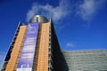 View of the Berlaymont building headquarters of the EU European Commission in Brussels, Belgium Royalty Free Stock Photo