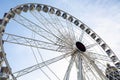 Brussels, Belgium, 10/14/2019: Ferris wheel in the center of a European city