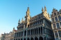 Brussels, Belgium - 21.01.2019: Grand Place Grote Markt with Town Hall Hotel de Ville and Maison du Roi King`s House or Royalty Free Stock Photo