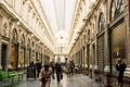 Brussels, Belgium: inside Queen Gallery Royalty Free Stock Photo