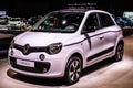 Renault Twingo, Brussels Motor Show, third generation, MK3, rear-engine, rear-wheel-drive city car produced by Renault Royalty Free Stock Photo