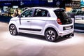 Renault Twingo, Brussels Motor Show, third generation, MK3, rear-engine, rear-wheel-drive city car produced by Renault Royalty Free Stock Photo